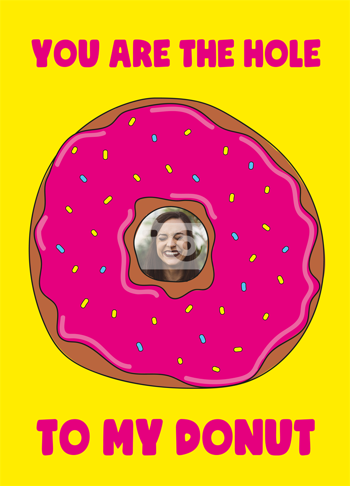 Hole To My Donut Card
